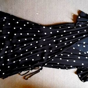 Forever 21 polka-dot wrap dress